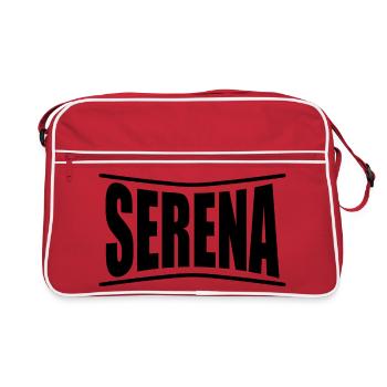 t-shirt Serena t-shirt gift idea - Retro Bag - red/white - Front