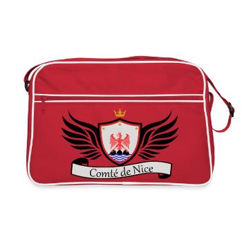County of Nice - Retro Bag - red/white - Front