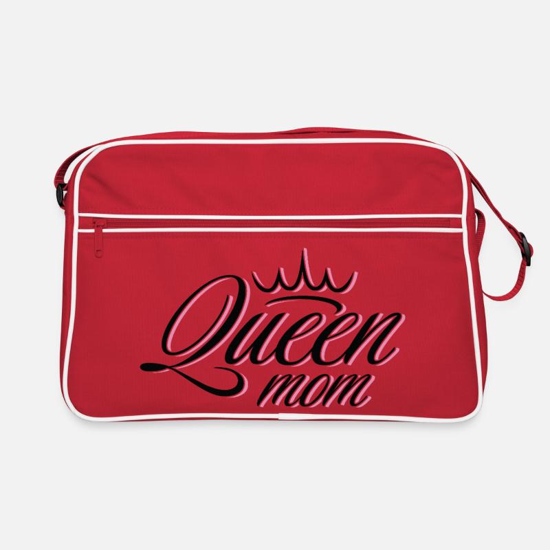 Mutter der Pink and Gold Queen Retro Tasche