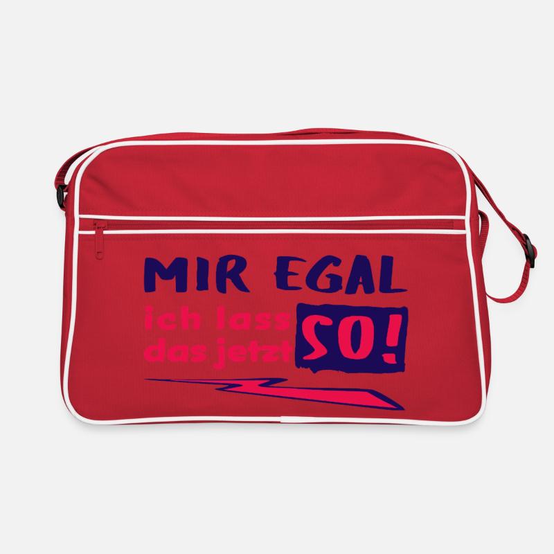 MIR EGAL - ich lass das jetzt so! - Statement Retro Tasche