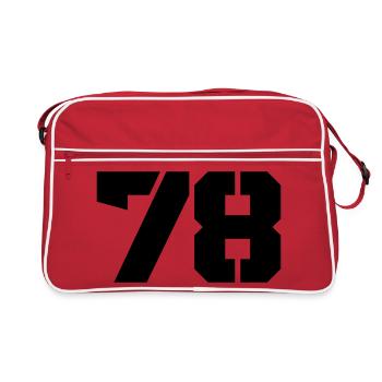78 - Retro Bag - red/white - Front