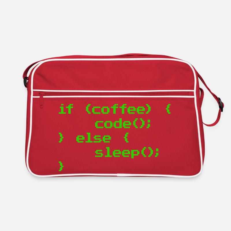 No Coffee No Code Programmeur Informaticien Sac Retro