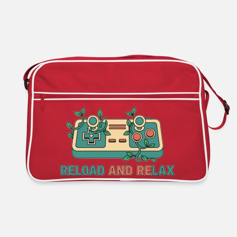Reload and Relax Retro Gaming Controller Retro Bag
