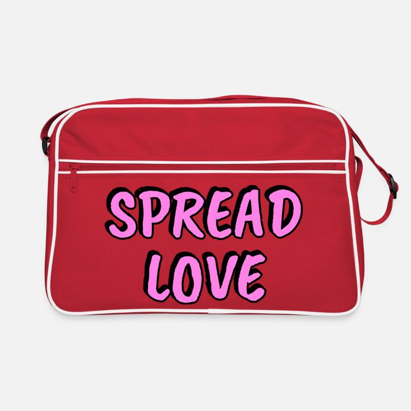 Spread Love — Pink  Retro Bag