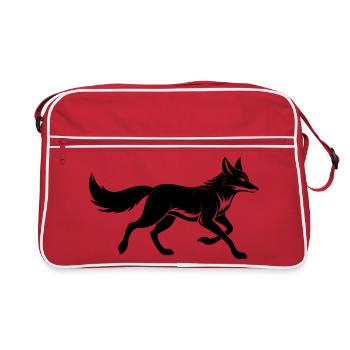 Renard Courant - Sac Retro - rouge/blanc - Devant