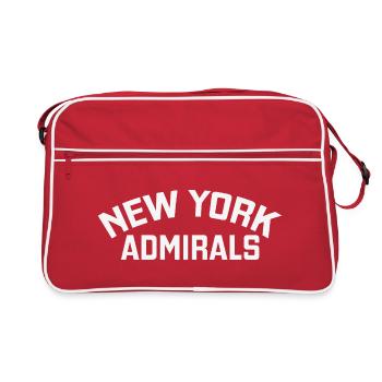 New York Admirals - Retro Bag - red/white - Front