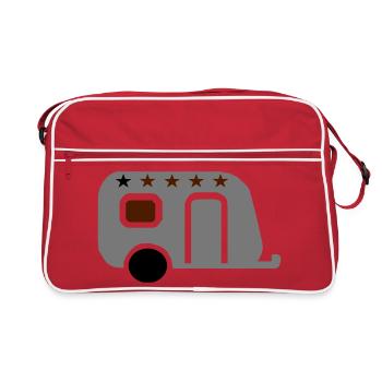caravane - Sac Retro - rouge/blanc - Devant