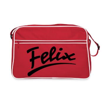 felix | Felix - Retro Bag - red/white - Front