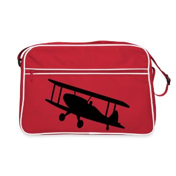 airplane - Retro Bag - red/white - Front