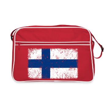 Finlande - Sac Retro - rouge/blanc - Devant