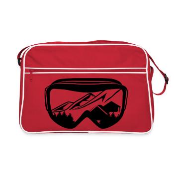 Snowboard Goggles - Retro Bag - red/white - Front