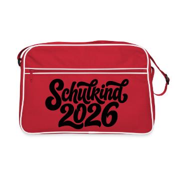 Schoolchild 2026 - Retro Bag - red/white - Front
