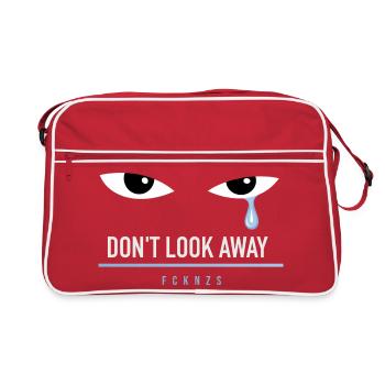 The Blue Tear – FCKNZS - Retro Tasche - Rot/Weiß - Vorne
