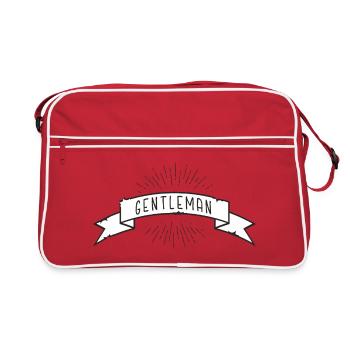 Gentleman Banderole - Retro Bag - red/white - Front