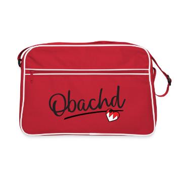 Obachd - Sac Retro - rouge/blanc - Devant