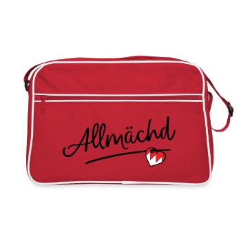Allmächd - Sac Retro - rouge/blanc - Devant