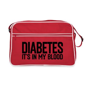diabetes - Retro Bag - red/white - Front
