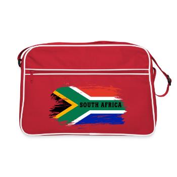 South Africa Flag / Gift Cape Town Johannesburg - Retro Bag - red/white - Front