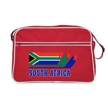 South Africa Flags Design - Retro Bag - red/white - Front
