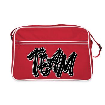 Équipe - Sac Retro - rouge/blanc - Devant