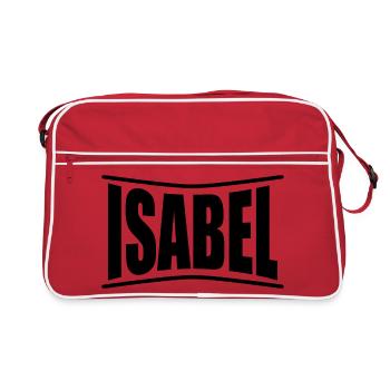 t-shirt Isabel t-shirt gift idea - Retro Bag - red/white - Front