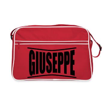 t-shirt Giuseppe t-shirt gift idea - Retro Bag - red/white - Front