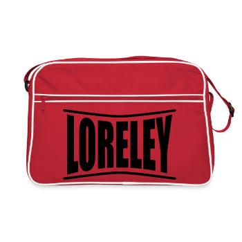 name t-shirt Loreley t-shirt gift idea - Retro Bag - red/white - Front