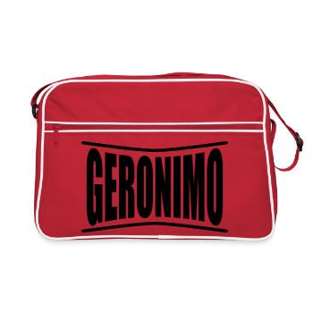 name t-shirt Geronimo t-shirt gift idea - Retro Bag - red/white - Front