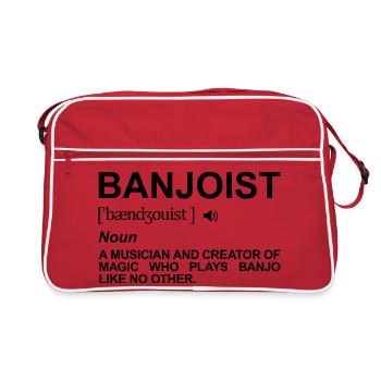 Signification des joueurs de banjo - Sac Retro - rouge/blanc - Devant