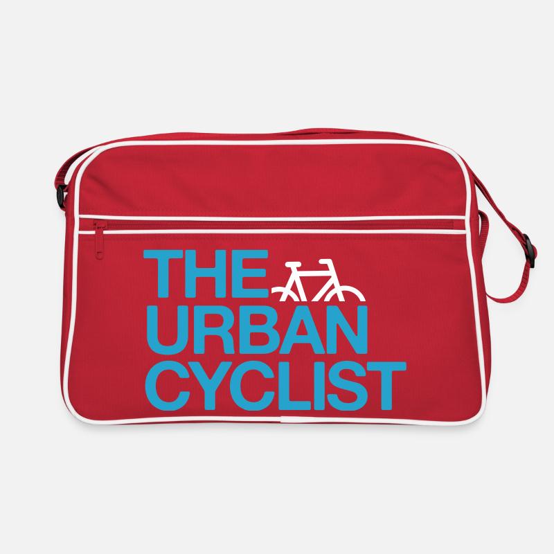 Der urbane Radfahrer Retro Tasche