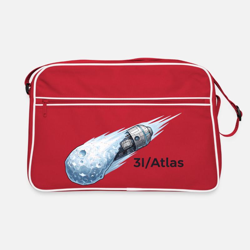 Comet flight through space Retro Bag