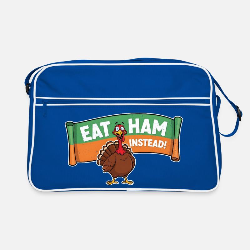 Manger du bacon – Dinde de Thanksgiving Sac Retro