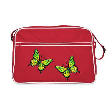 Papillons lumineux - Sac Retro - rouge/blanc - Devant