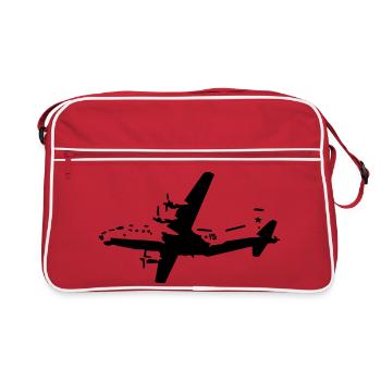 Antonov 12 - Retro Tasche - Rot/Weiß - Vorne