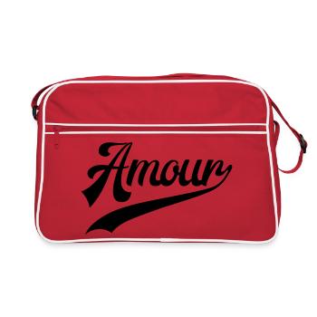 Amour Vintage Retro  - Sac Retro - rouge/blanc - Devant