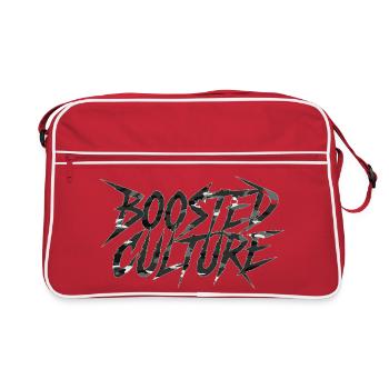 Boosted Culture for Tuning Fans sticker shirt - Retro Bag - red/white - Front