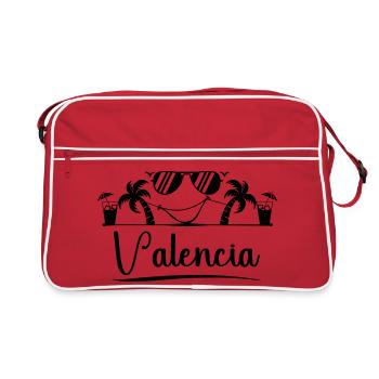 Valencia - Retro Bag - red/white - Front
