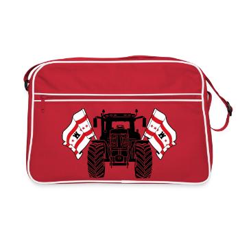 Drenthe_Tractor_Pride - Sac Retro - rouge/blanc - Devant