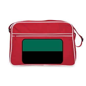 Logo du drapeau Texel – Island Wear - Sac Retro - rouge/blanc - Devant