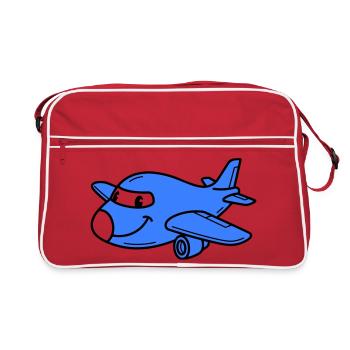 Airplane Kids - Sac Retro - rouge/blanc - Devant