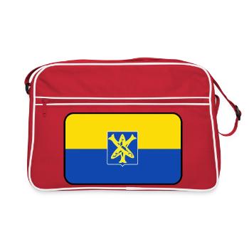 Logo du drapeau de Zandvoort - Sac Retro - rouge/blanc - Devant