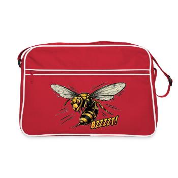 Style rétro Wasp - Sac Retro - rouge/blanc - Devant