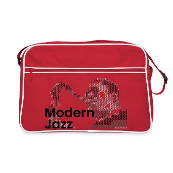 Icône du jazz moderne - Sac Retro - rouge/blanc - Devant