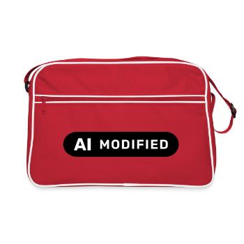IA modifiée - Sac Retro - rouge/blanc - Devant