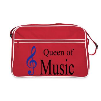musique - Sac Retro - rouge/blanc - Devant