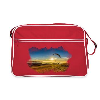 Parapente à l’eau - Sac Retro - rouge/blanc - Devant
