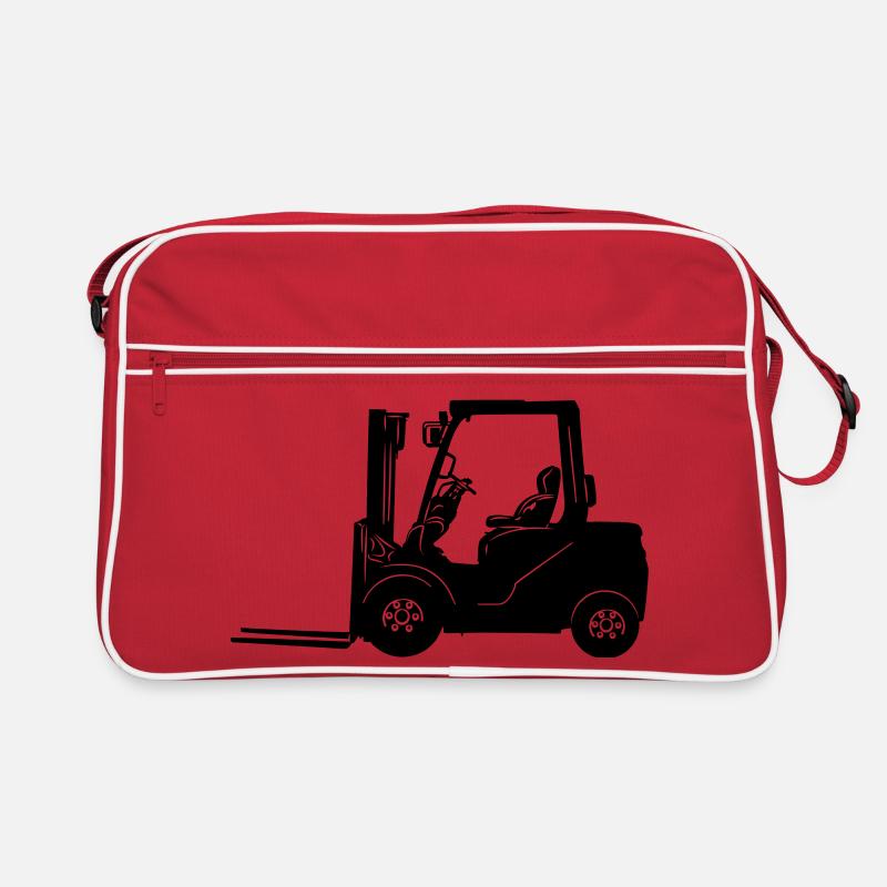 Forklift Forklift, handle, forklift Retro Bag