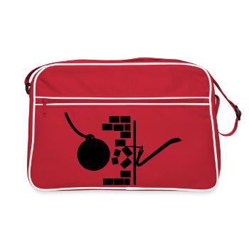 Demolition ball wrecker - Retro Bag - red/white - Front