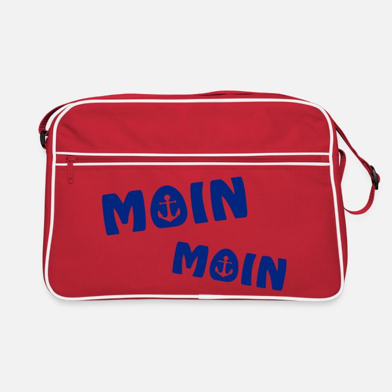 Moin Moin mit Anker Retro Tasche