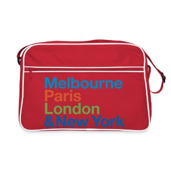 GRAND SLAM Tennis - Retro Tasche - Rot/Weiß - Vorne